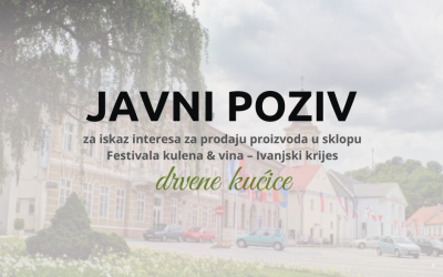 Javni poziv za iskaz interesa za prodaju proizvoda u sklopu Festivala kulena & vina – Ivanjski krijes