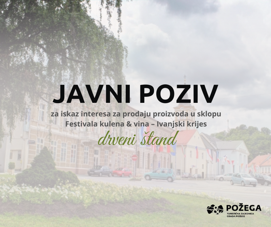 JAVNI POZIV – Ivanjski krijes – štand