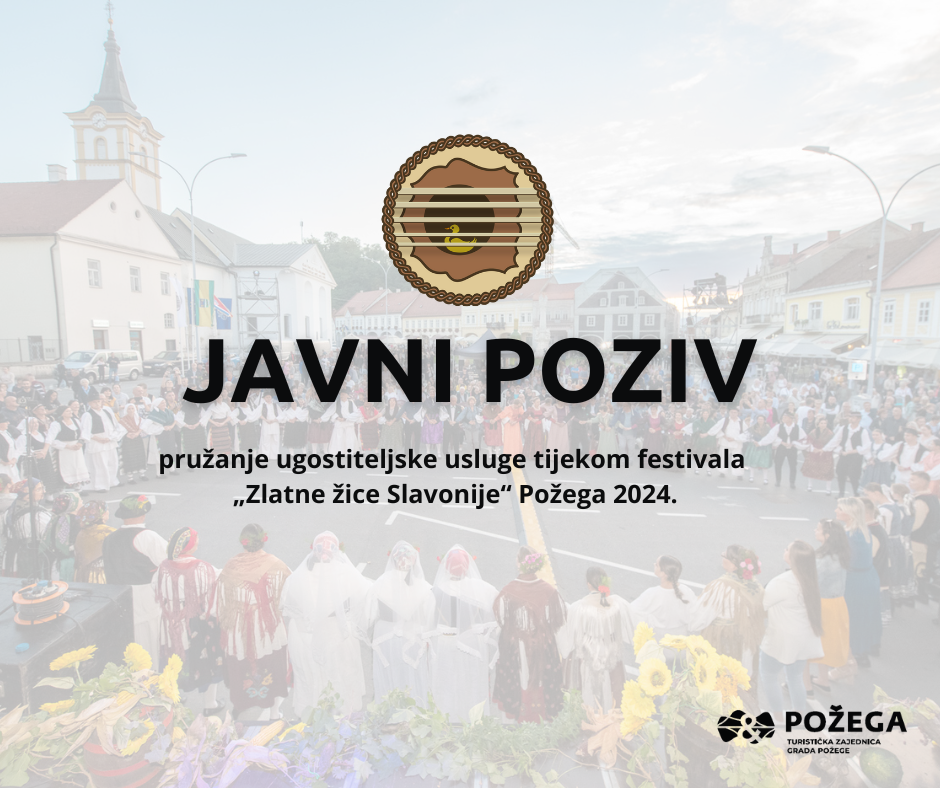 Javni poziv – ugostiteljska usluga – vizual