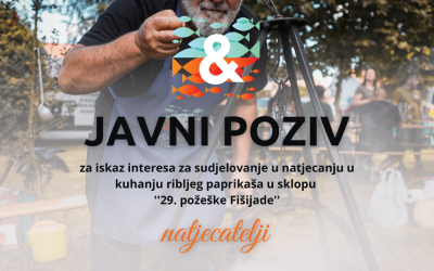 Javni poziv za iskaz interesa za sudjelovanje u natjecanju u kuhanju ribljeg paprikaša – Fišijada 2025.