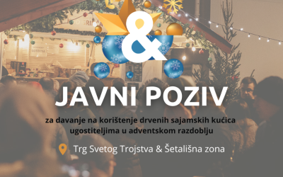 Javni poziv za davanje na korištenje drvenih sajamskih kućica ugostiteljima u adventskom razdoblju