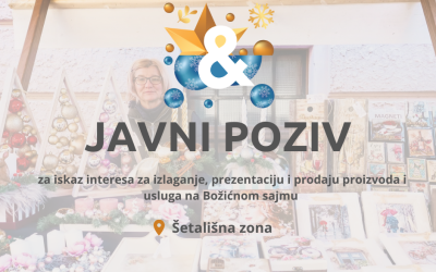 Javni poziv za iskaz interesa za izlaganje, prezentaciju i prodaju proizvoda i usluga na Božićnom sajmu 2025.